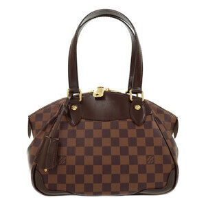 Louis Vuitton Damier Ebene Brown Verona Semi Shoulder Bag